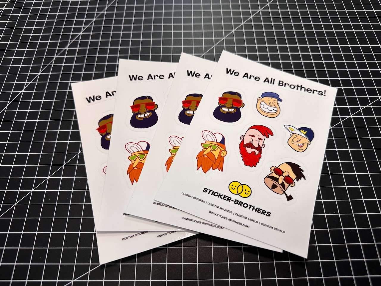 naklejki na arkuszach dla Sticker-Brothers.com